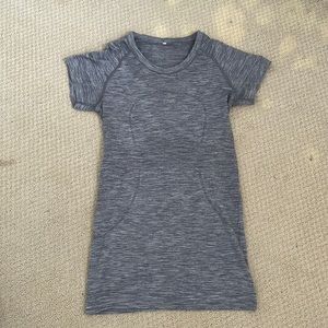 Grey short sleeve swiftly tech